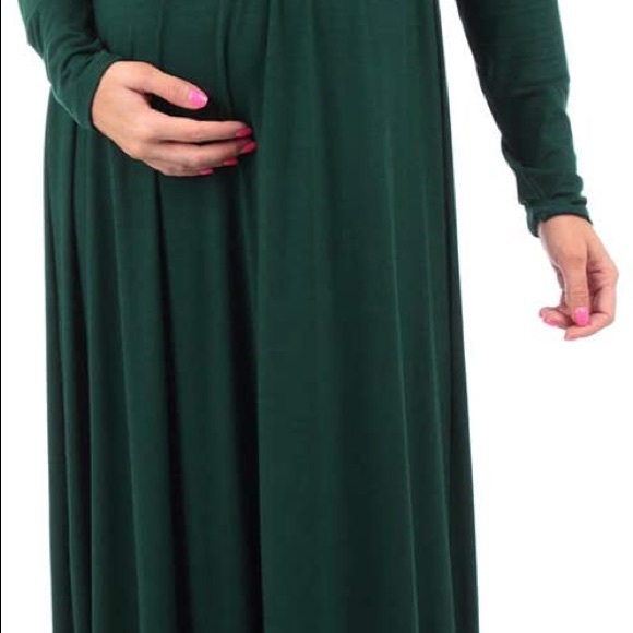 MotherBee Cowl Neck&OverTheShoulder MaternityDress - Picture 2 of 5